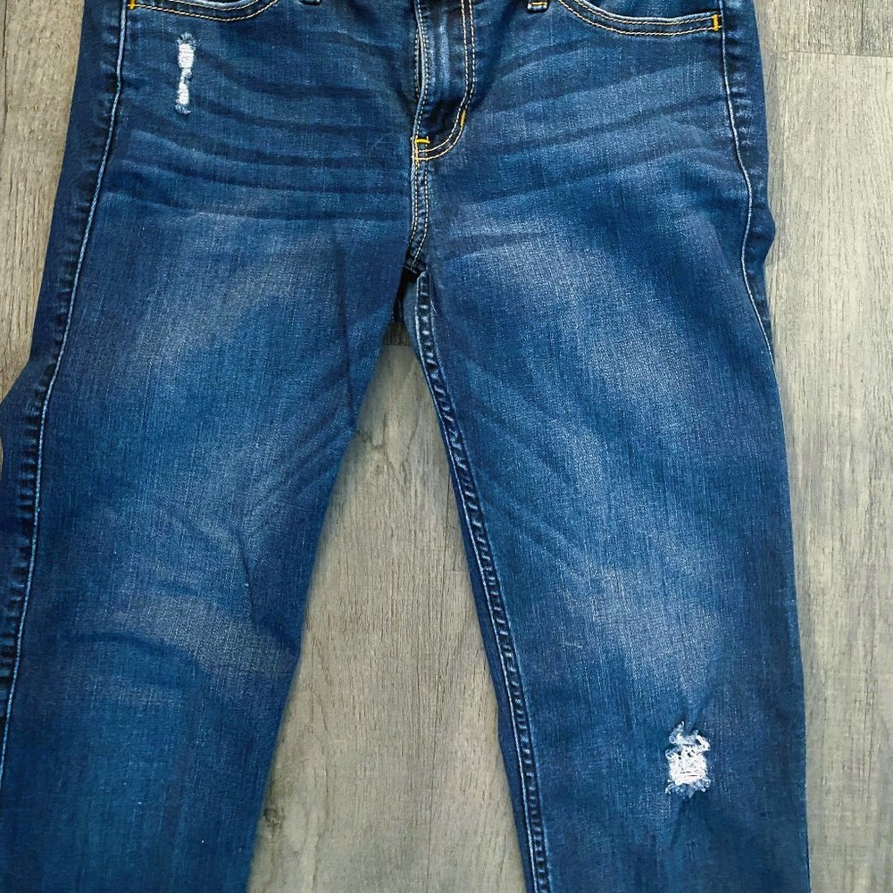 Women's Hollister Distressed Low Rise Skinny Jeans size 9r - Picture 3 of 4